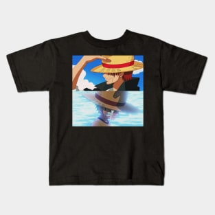 shanks and luffy Kids T-Shirt